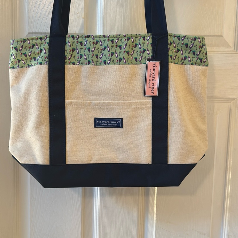 Custom Vineyard Vines canvas tote
